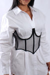 Corset velo negro - accesorio