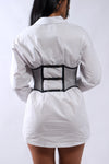 Corset velo negro - accesorio