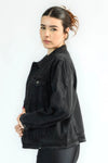 CHAQUETA LUNA DENIM negro