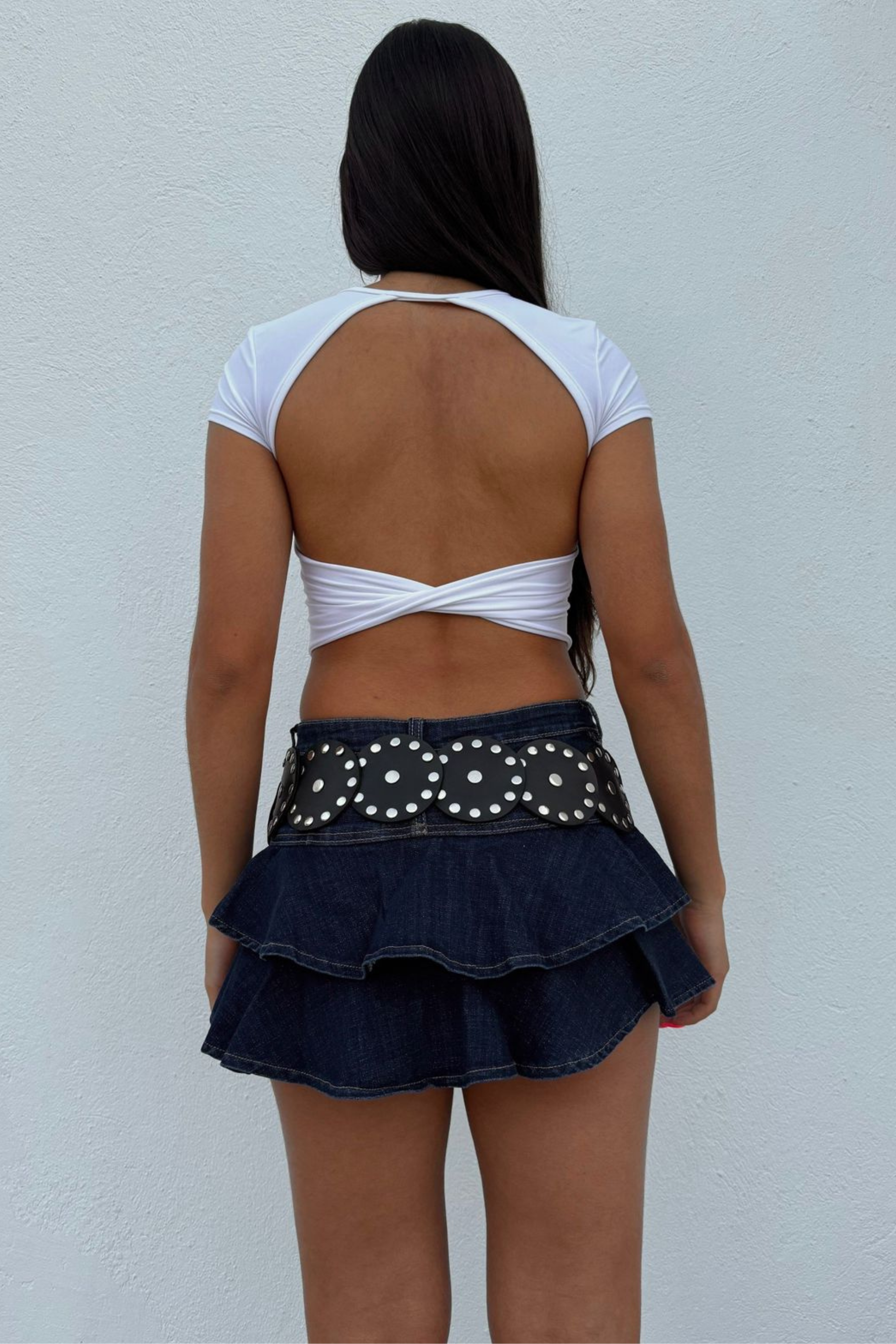 Falda boleros - Azul Medio