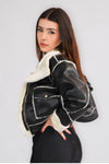 Chaqueta berry ovejera - Negro