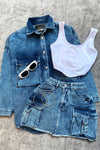 Falda kit denim