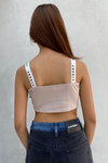 Blusa top carina - Caqui