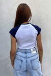 Blusa yesmin Speed - Blanco azul