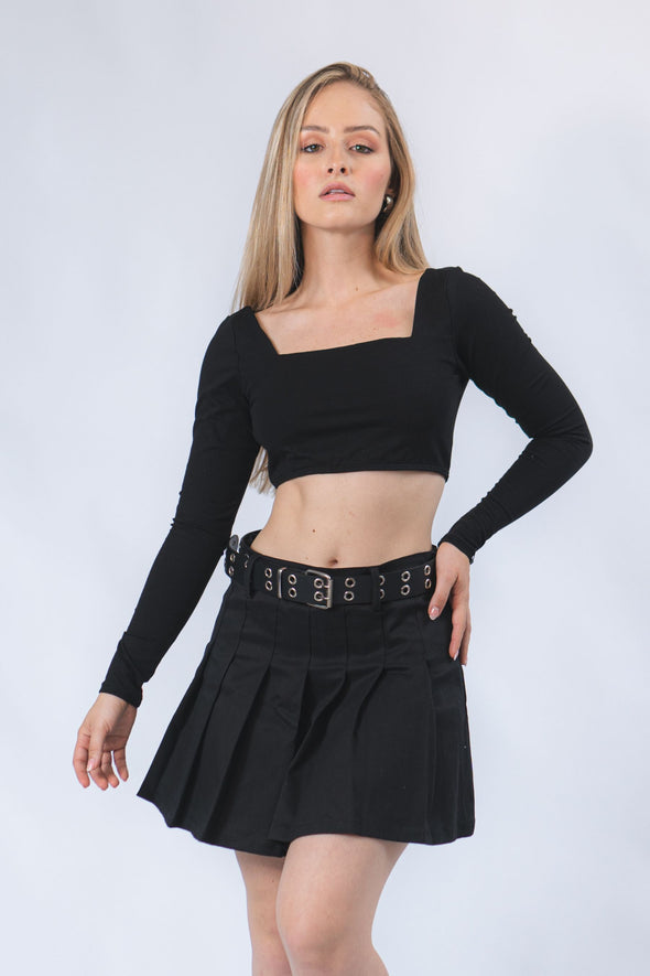 Blusa keira - Negro