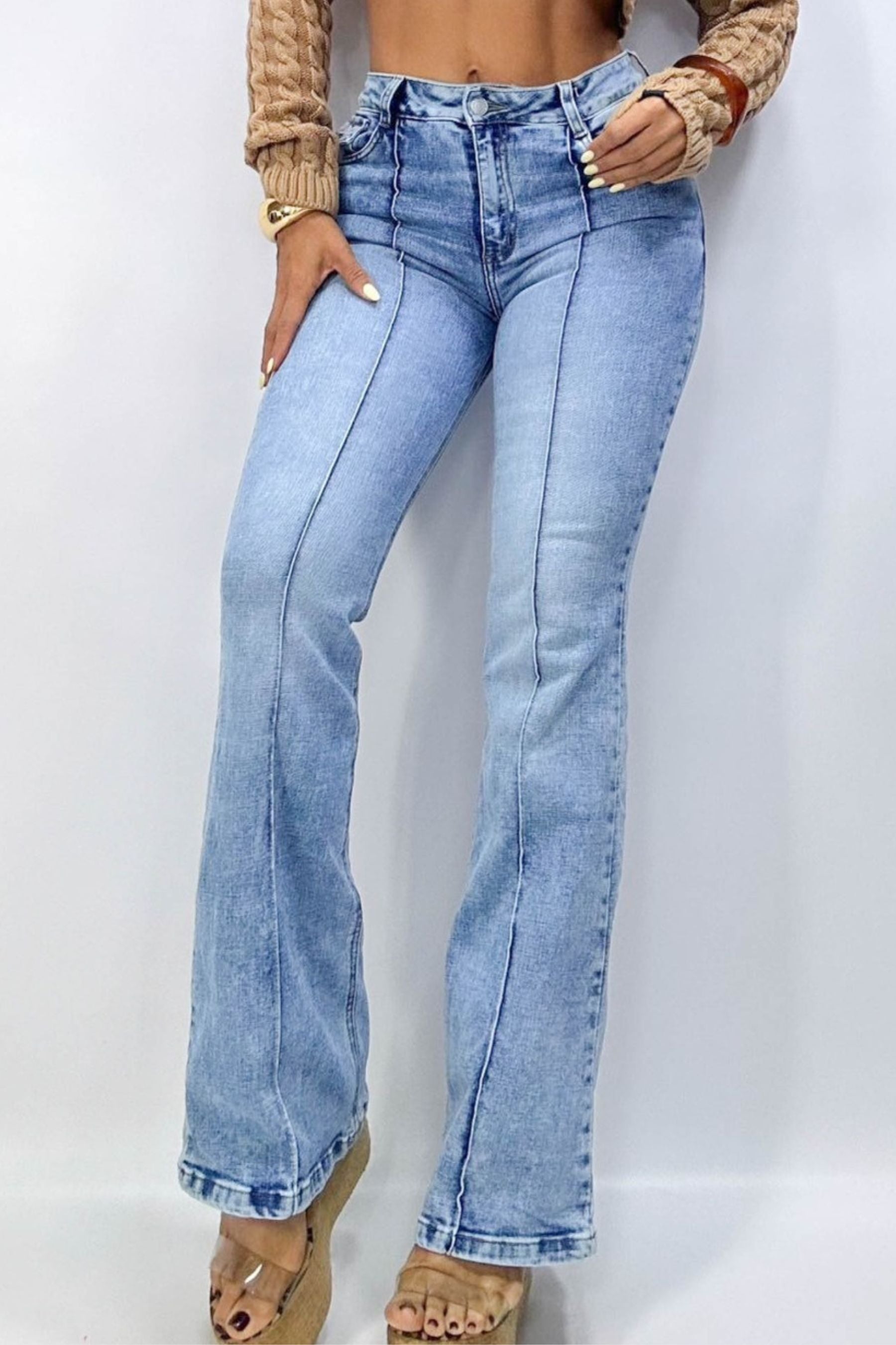 Jean flare strech - Azul