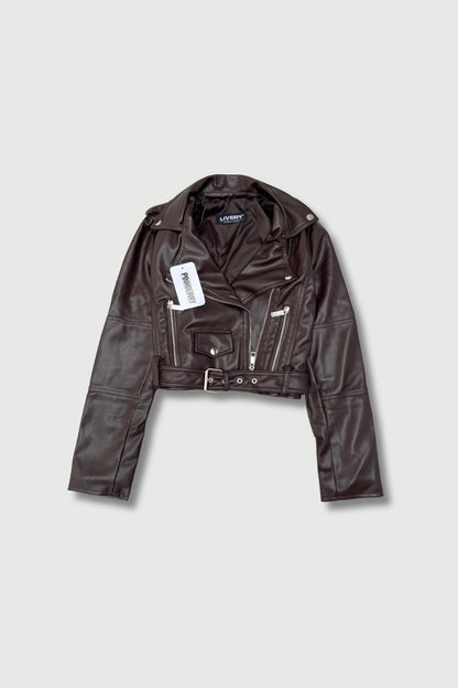 Chaqueta de Cuerina – Chocolate