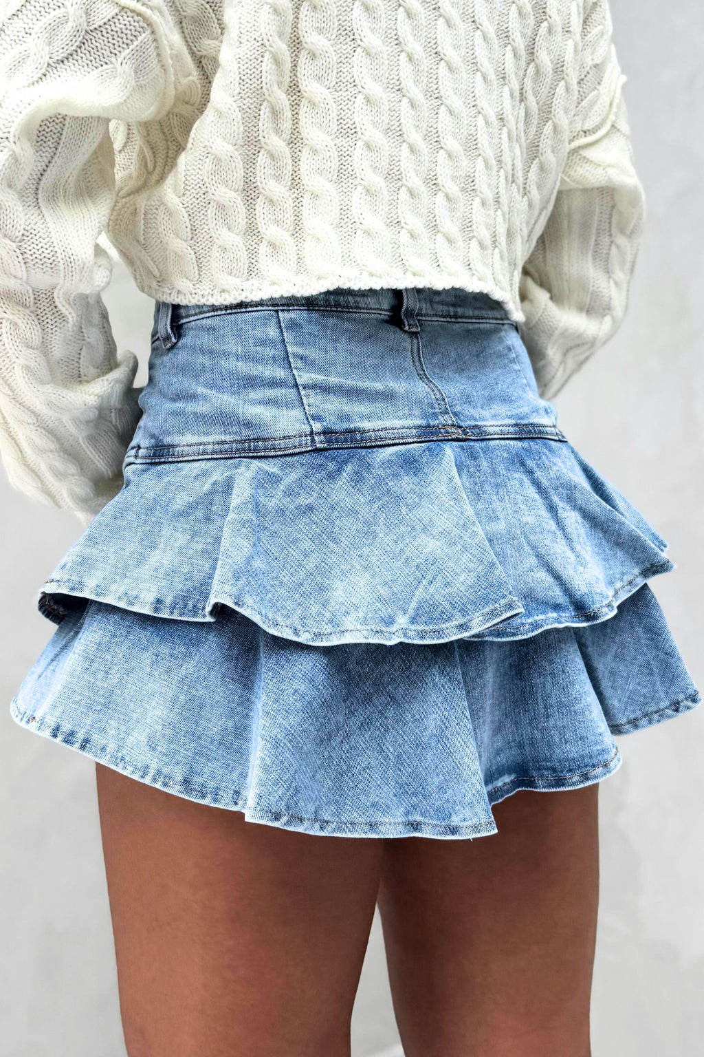 Falda boleros - Azul Claro