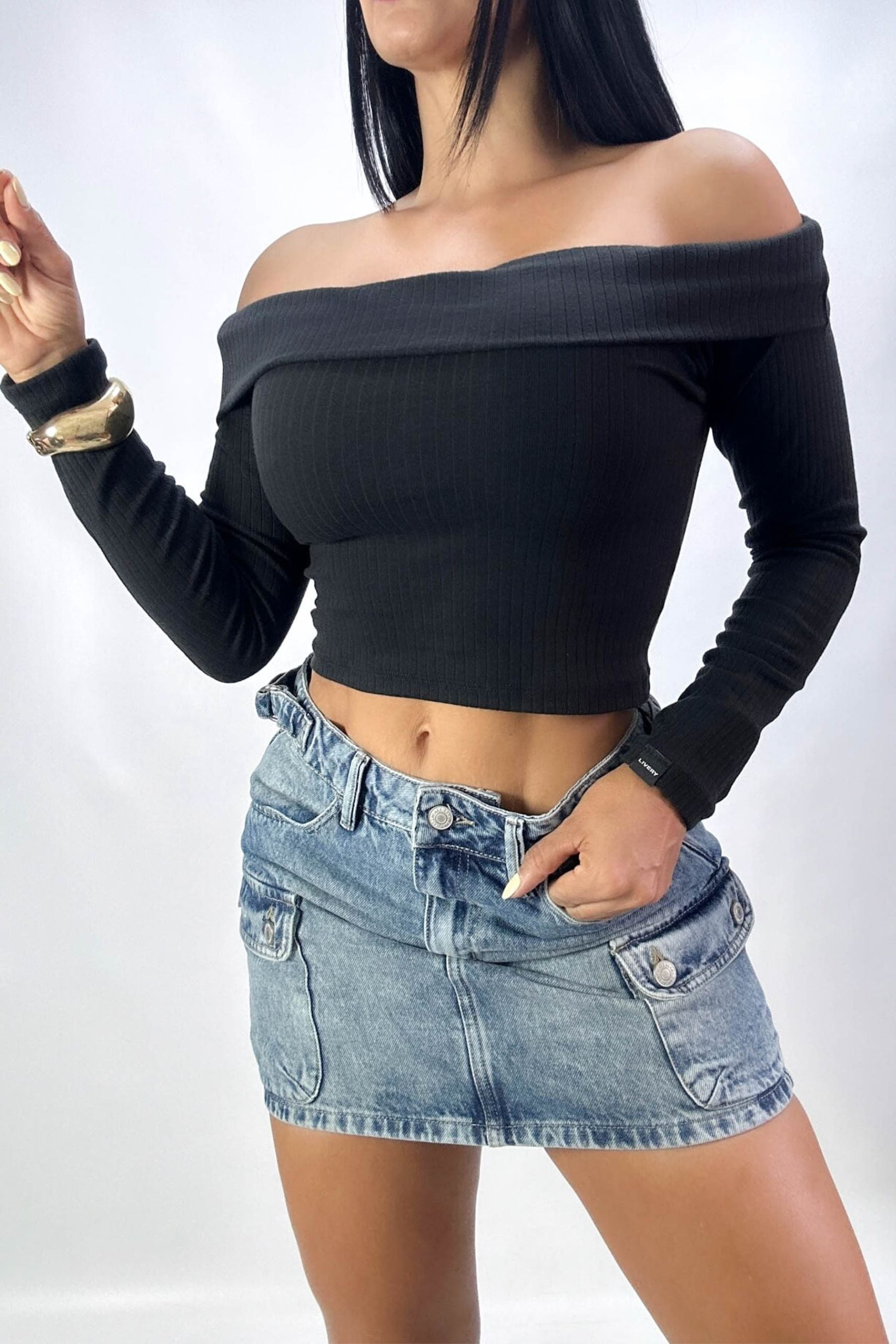 Blusa blake bandeja Negra