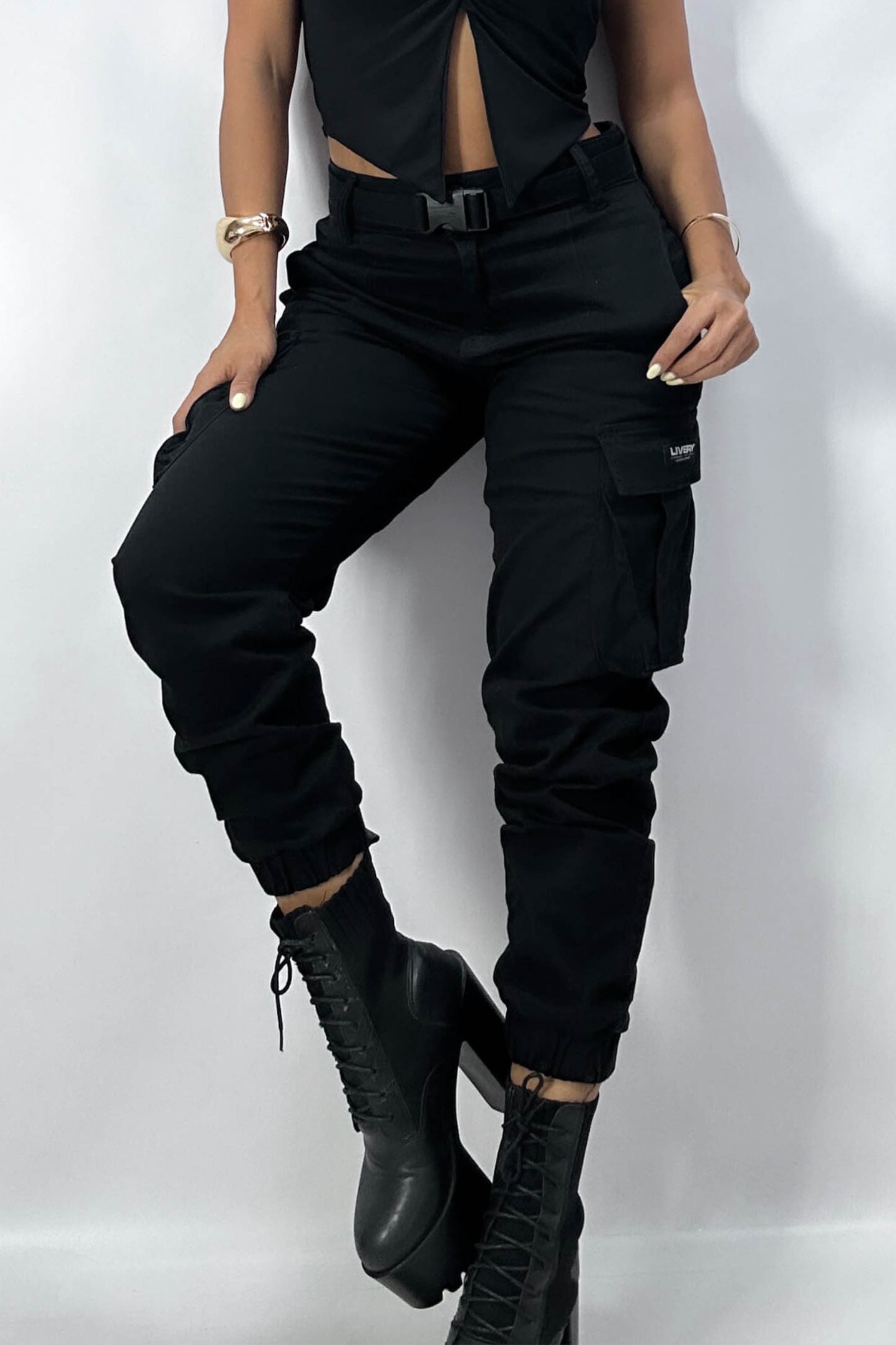 Pantalon kori drill - Negro