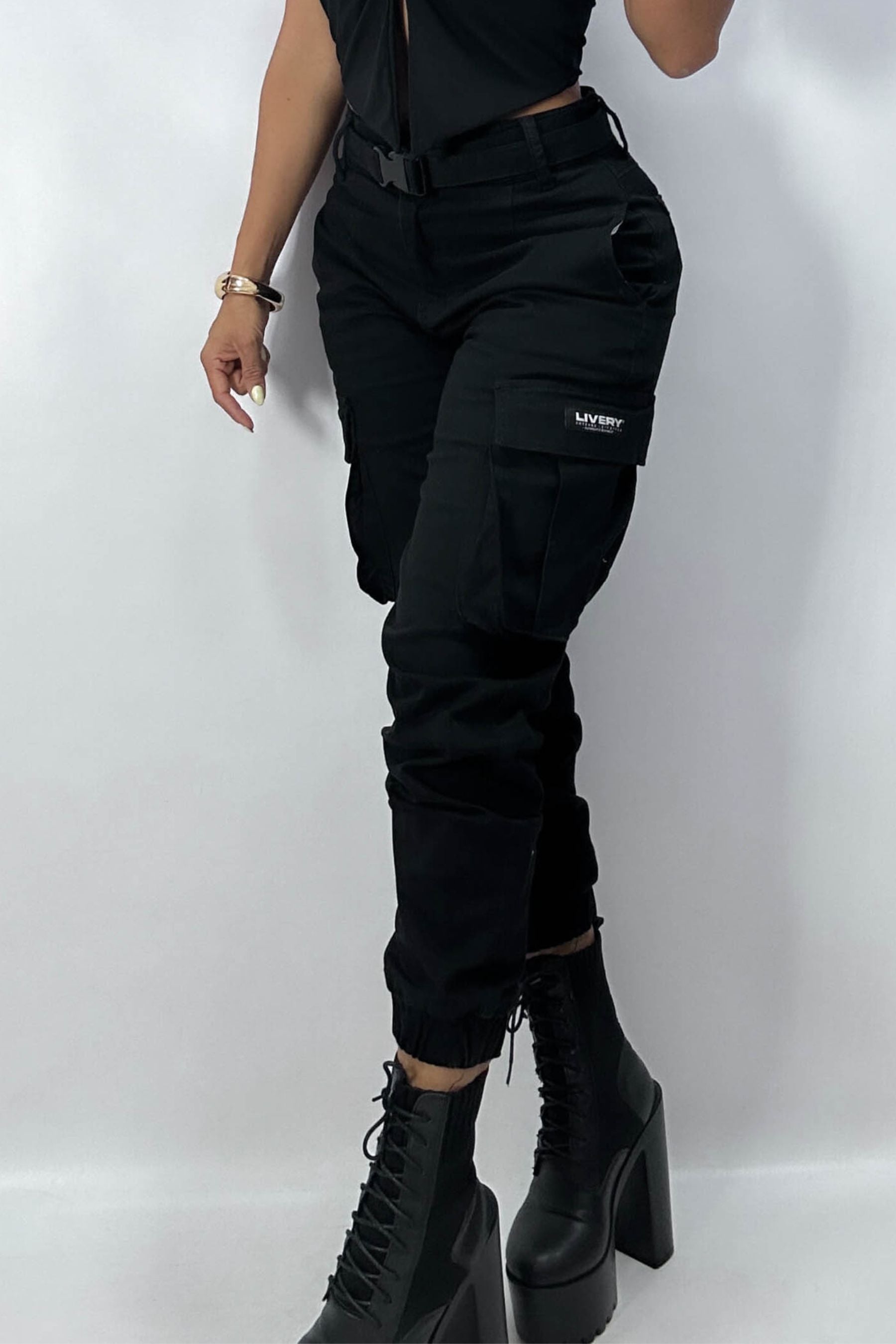 Pantalon kori drill - Negro