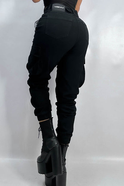 Pantalon kori drill - Negro