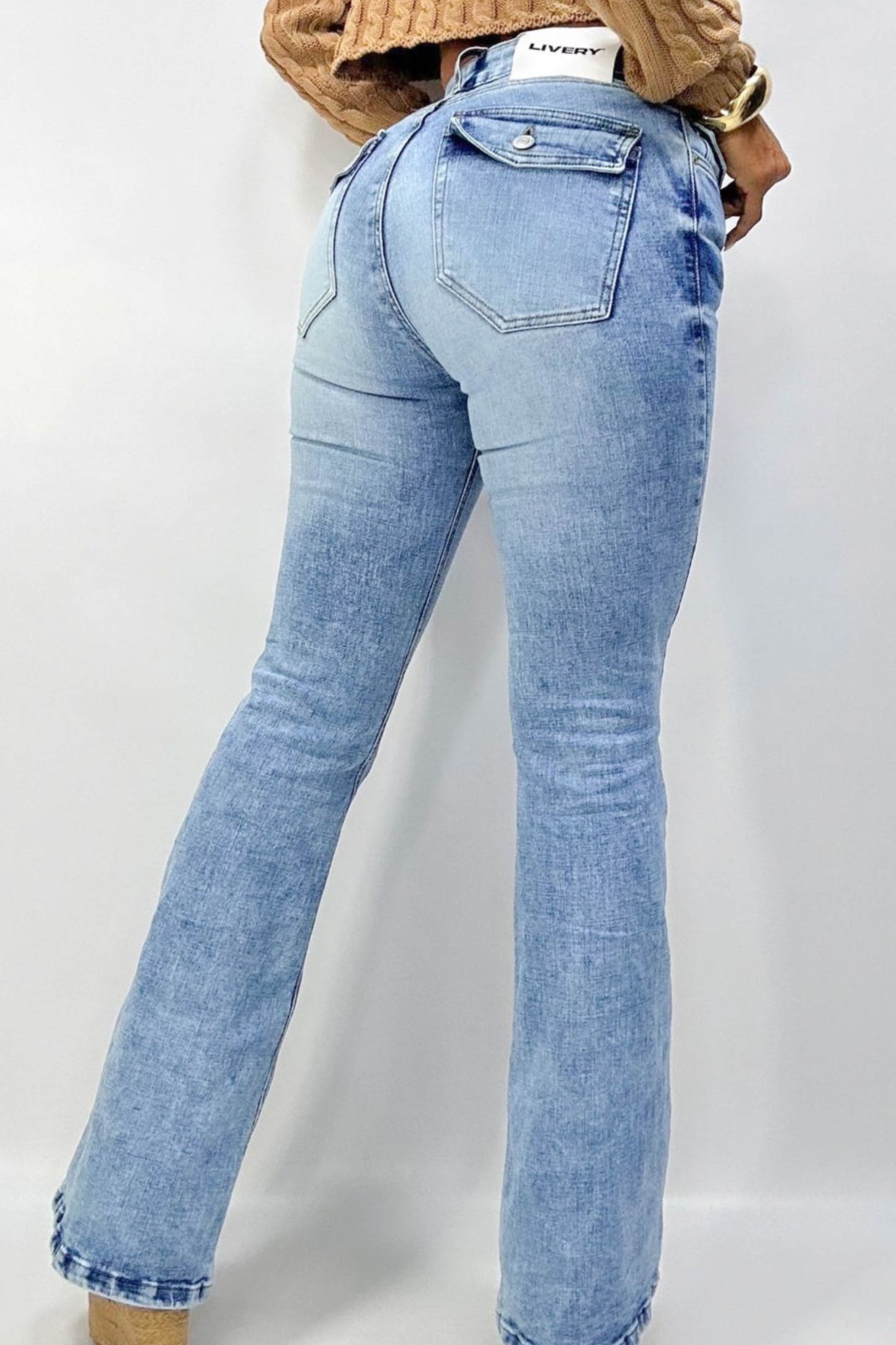 Jean flare strech - Azul