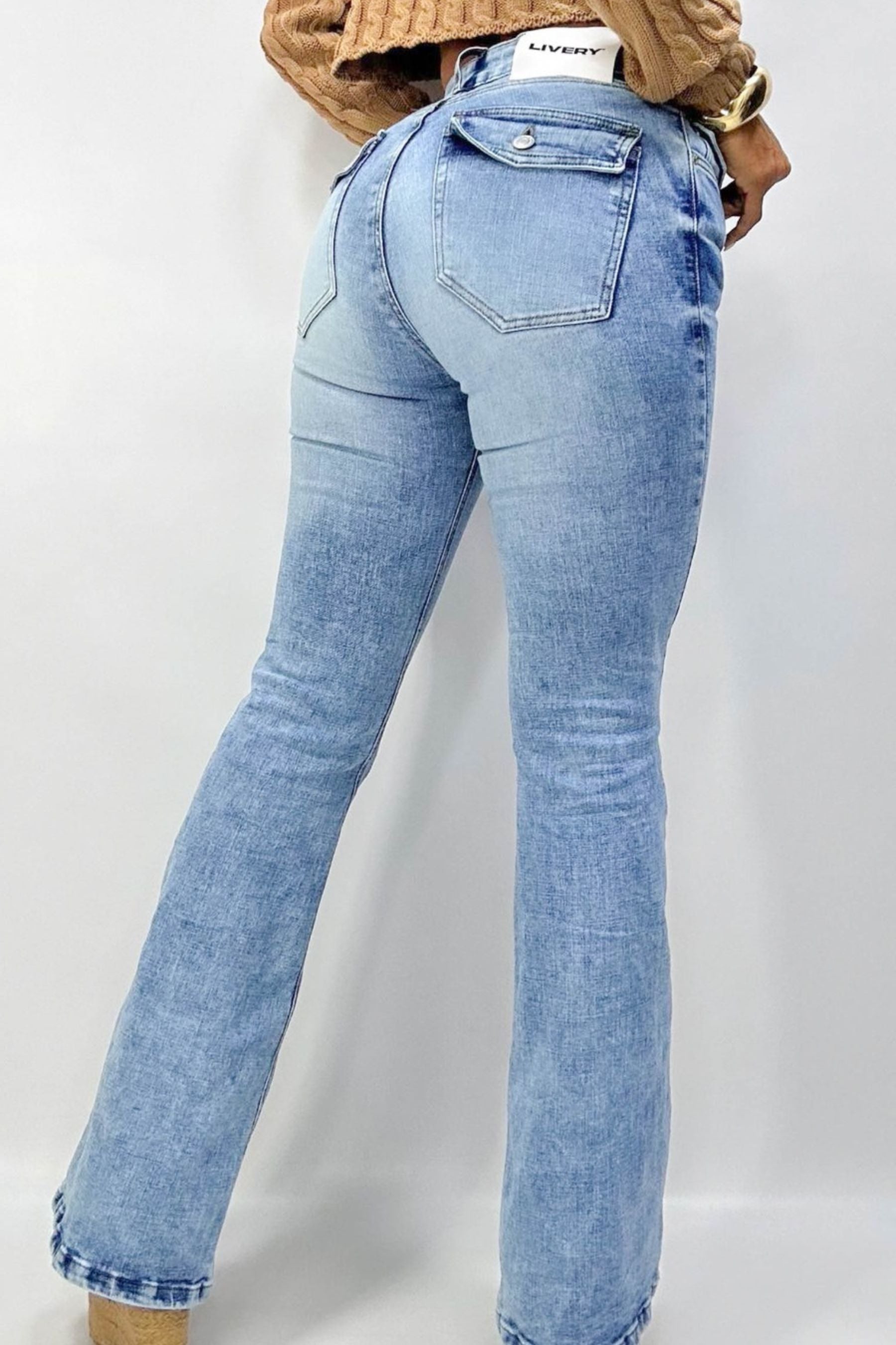 Jean flare strech - Azul