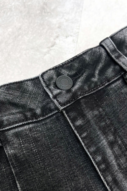 Jean flare strech - negro humo