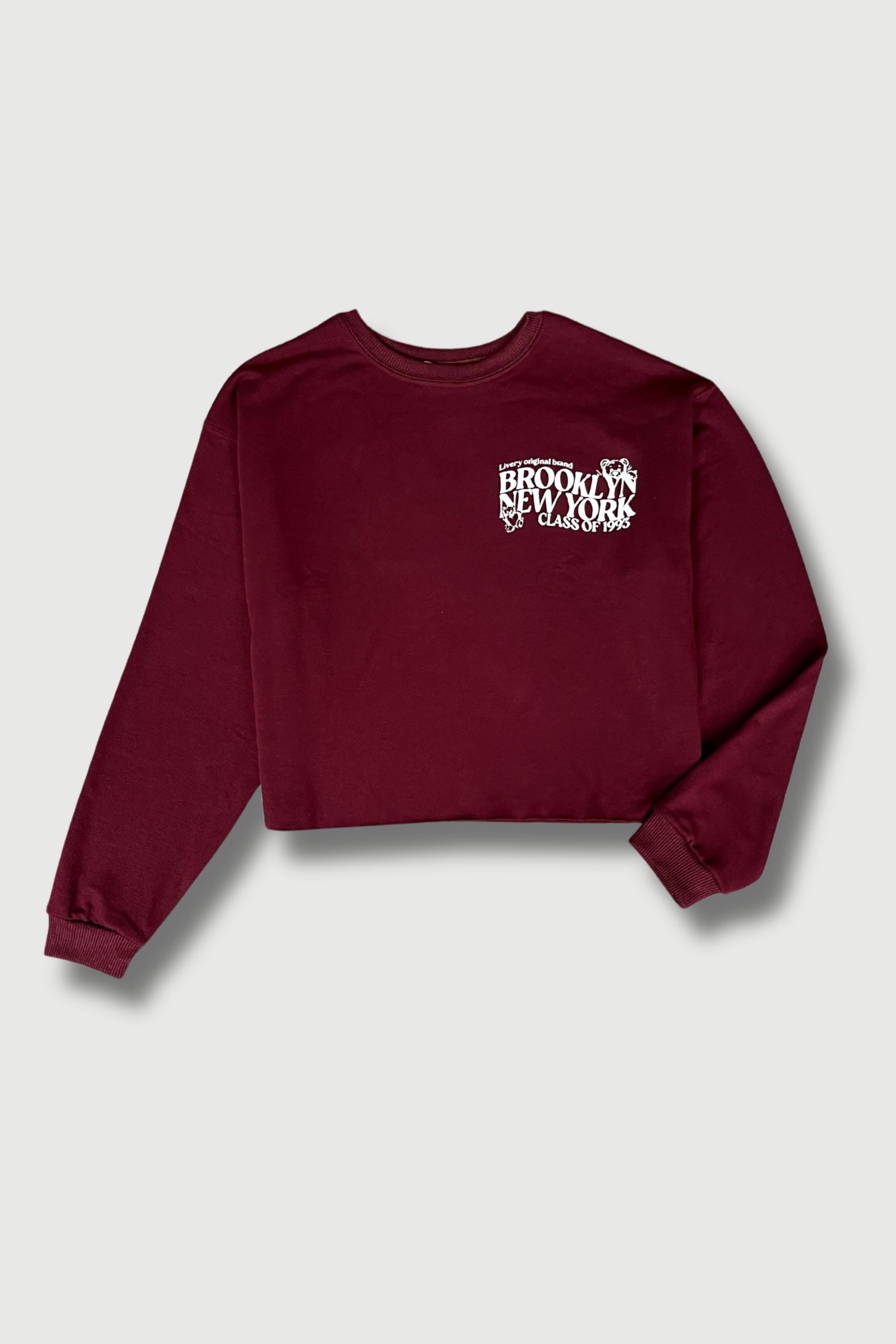 Blusa bear - Vinotinto