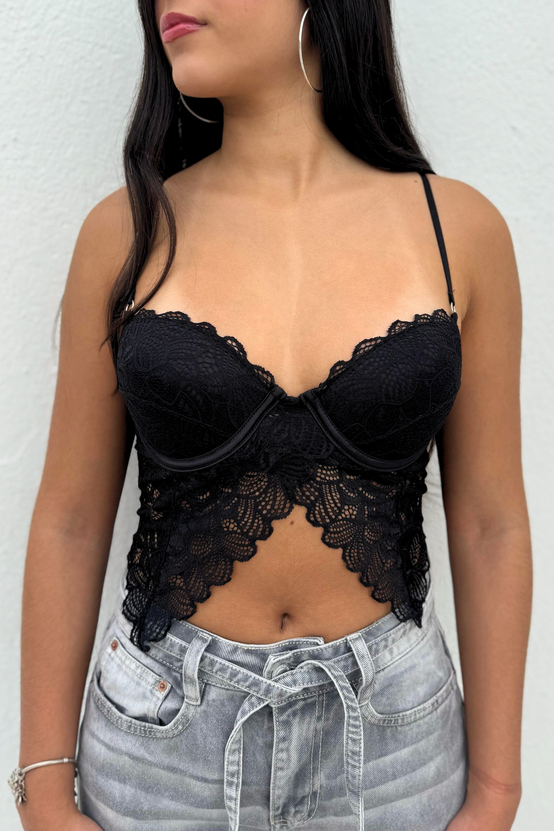 Blusa brenda - Negro