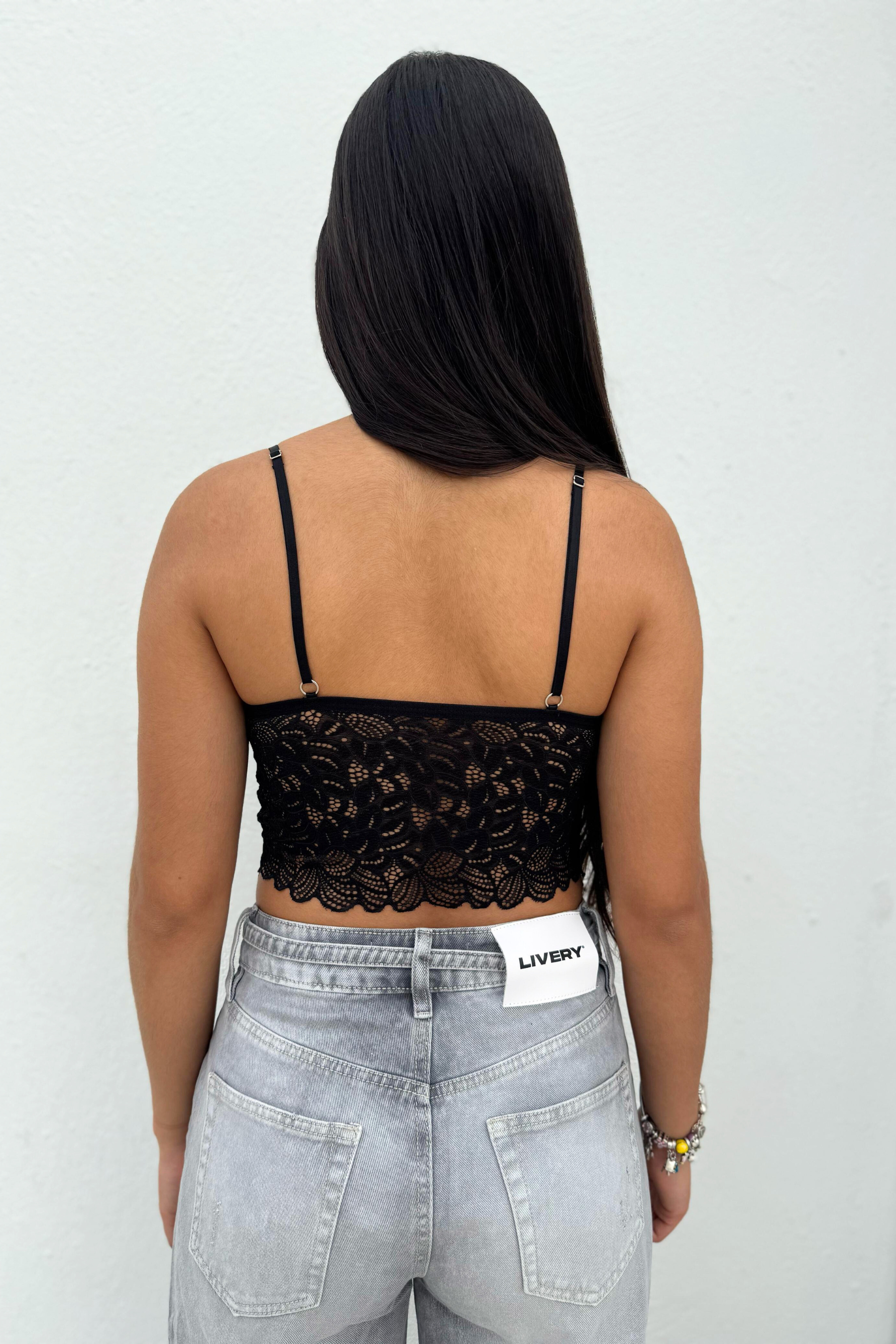 Blusa brenda - Negro