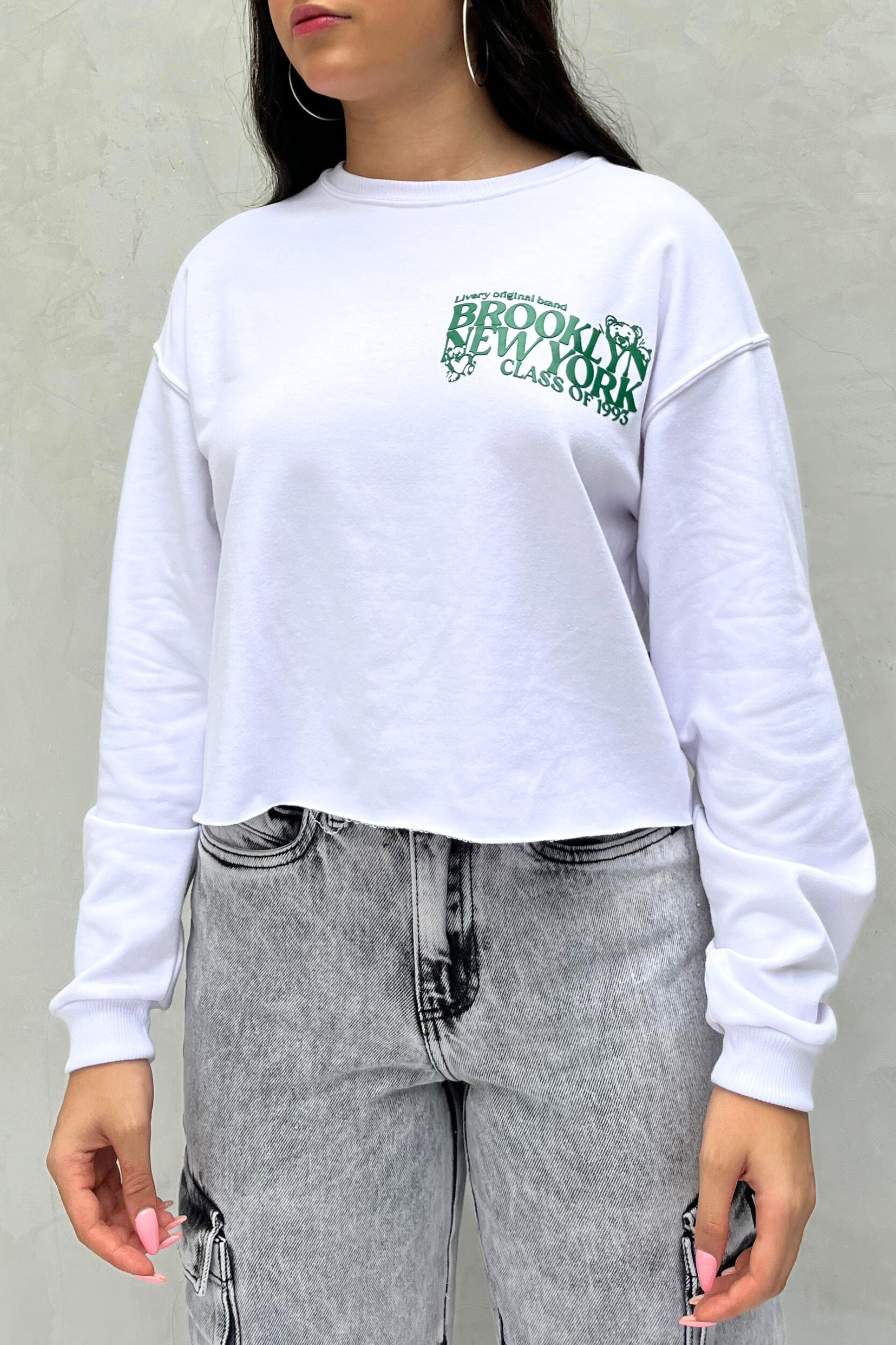 Blusa bear - Blanco
