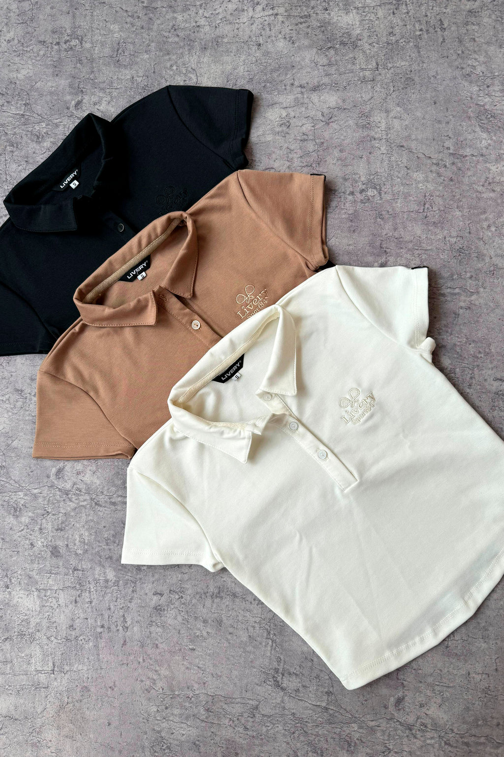 Blusa Polly Cuello , Manga Corta - Marfil