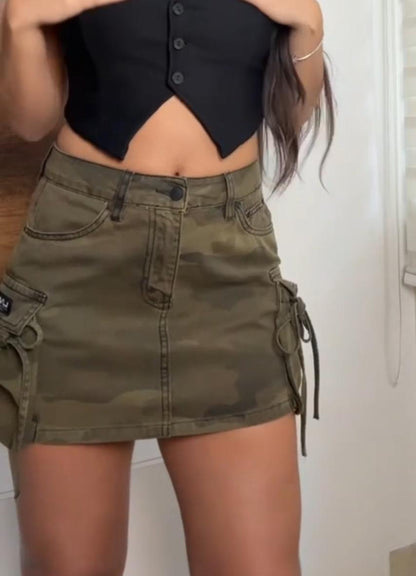 Falda kenzo - Verde militar