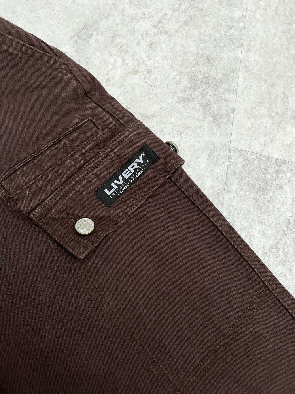 Jean tipo cargo - Tobacco