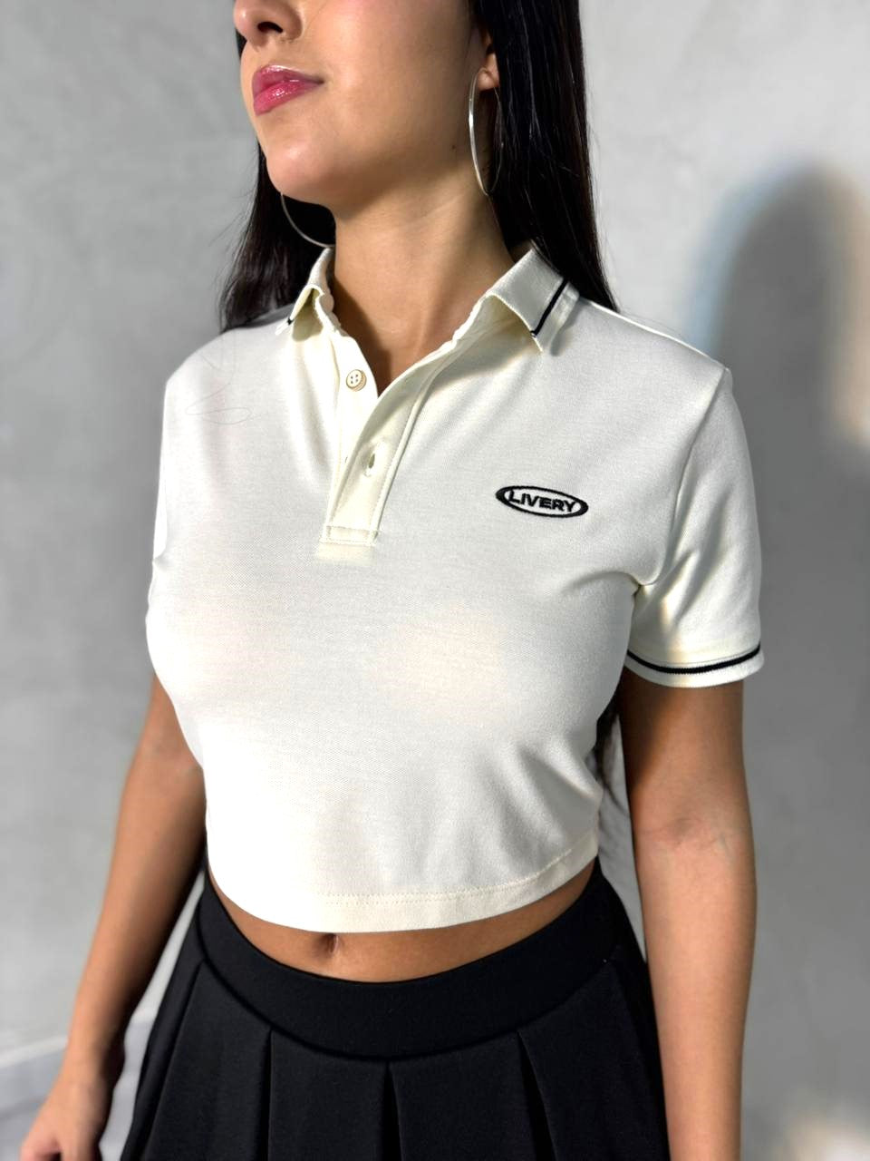 Blusa Kandall – Marfil