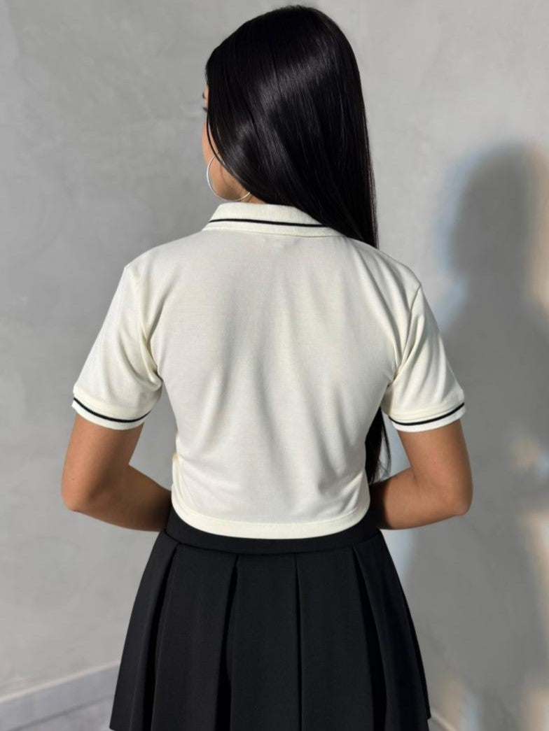 Blusa Kandall – Marfil