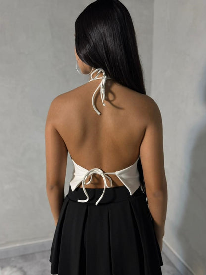 Blusa Berna chaleco - Marfil