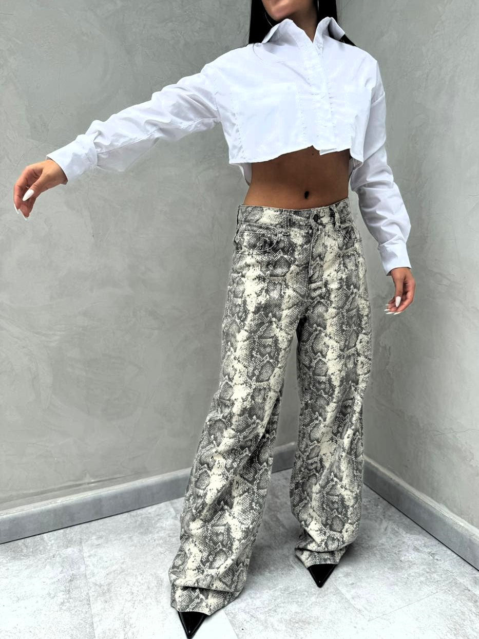 Blusa camisera Praia - Blanca