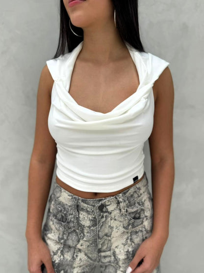 Blusa Crowd - Marfil