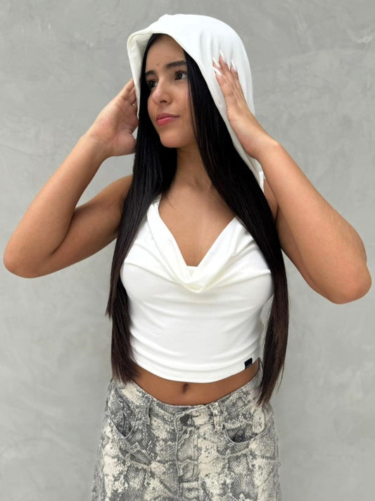 Blusa Crowd - Marfil