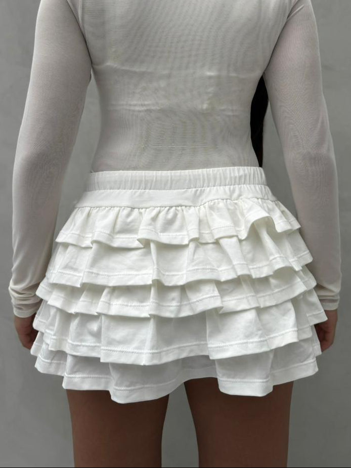 Falda Ivette - Marfil