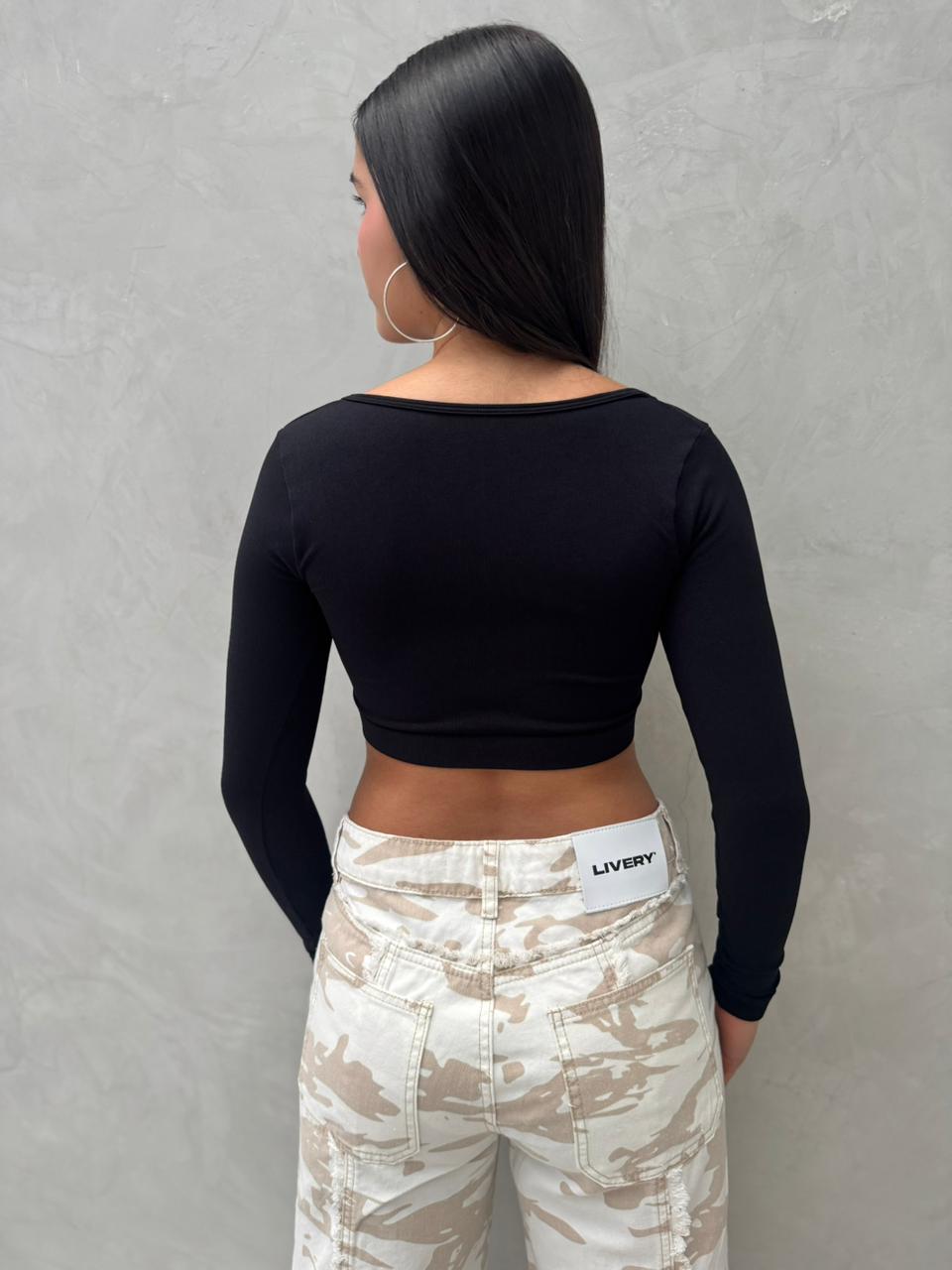 Blusa Violett - Negra