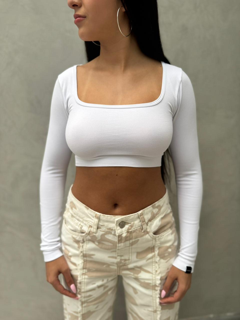 Blusa Violett - Blanca