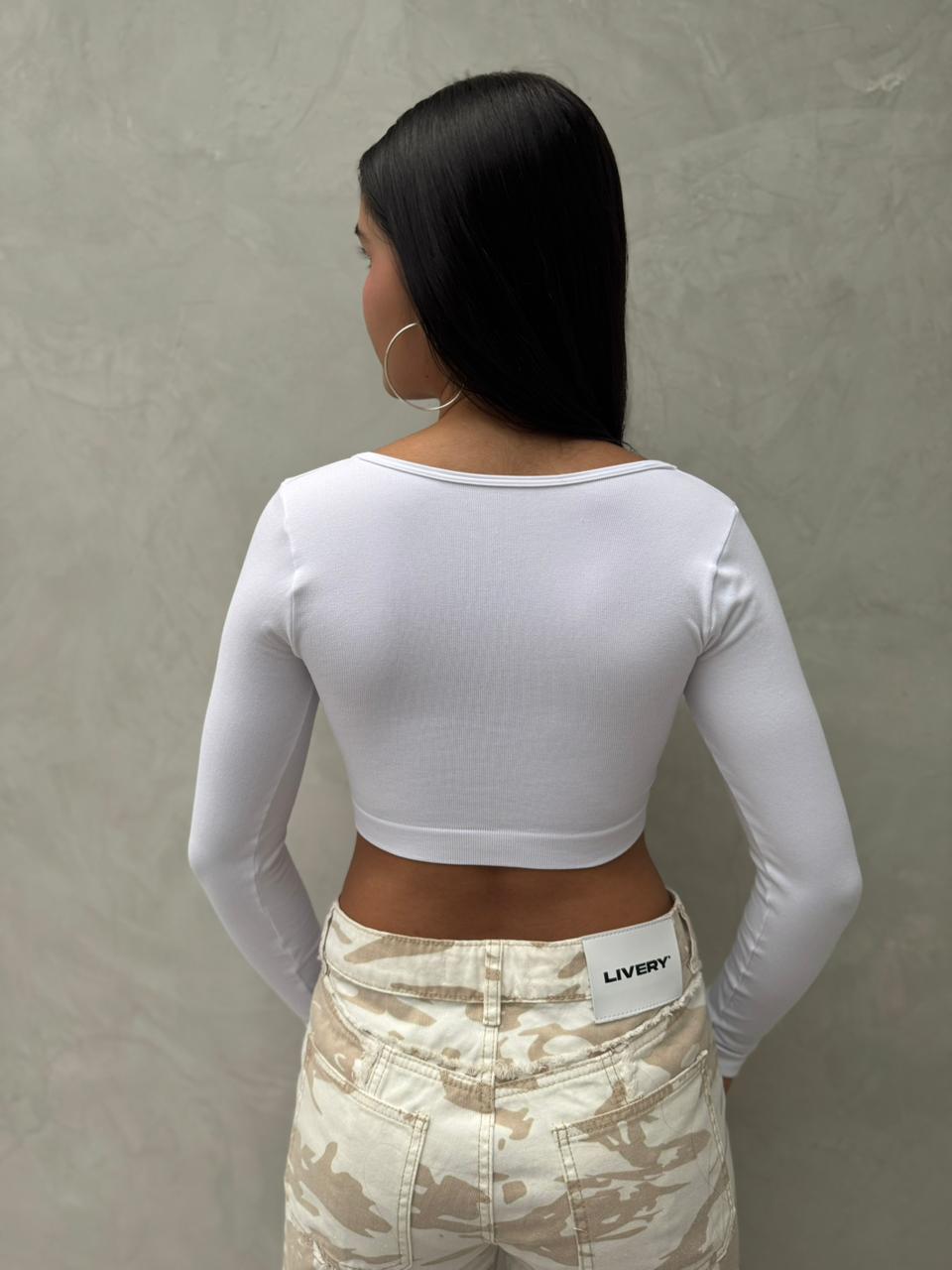 Blusa Violett - Blanca