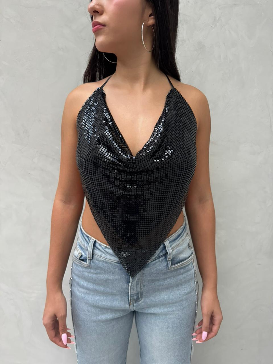 Blusa madrid luxury - Negro