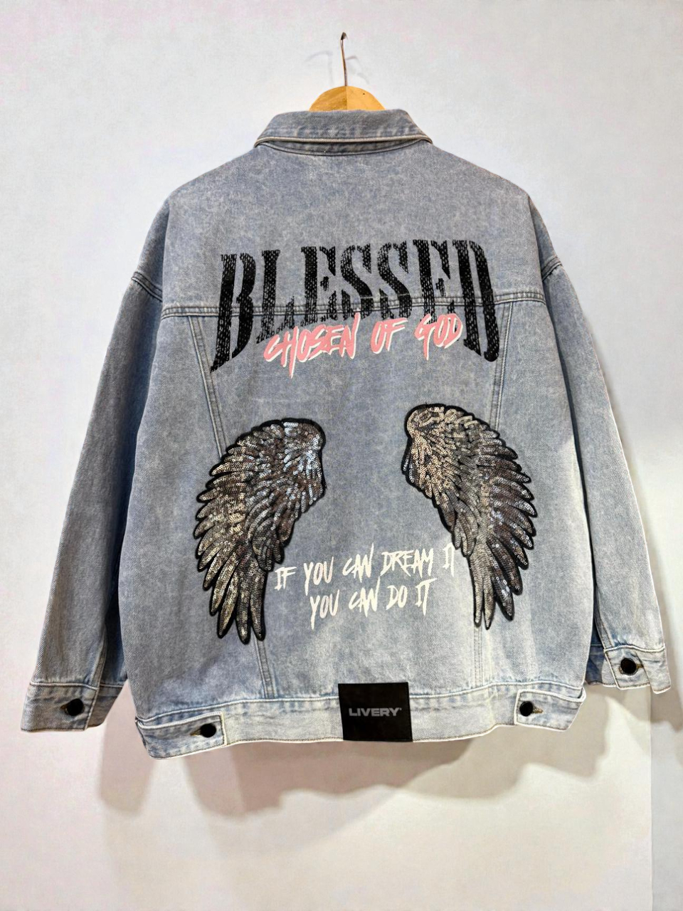Chaqueta denim blessed