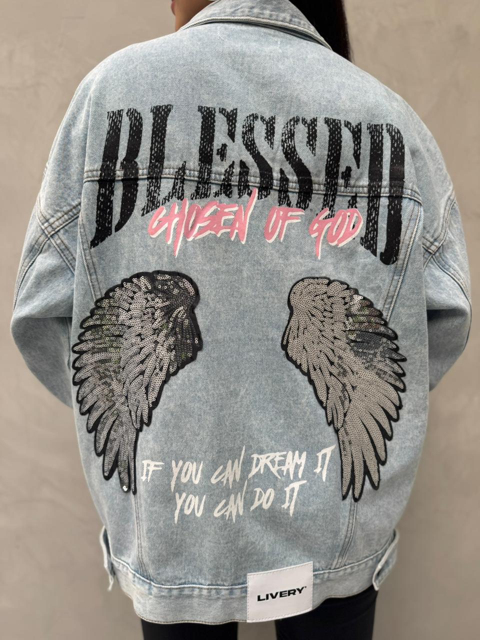 Chaqueta denim blessed