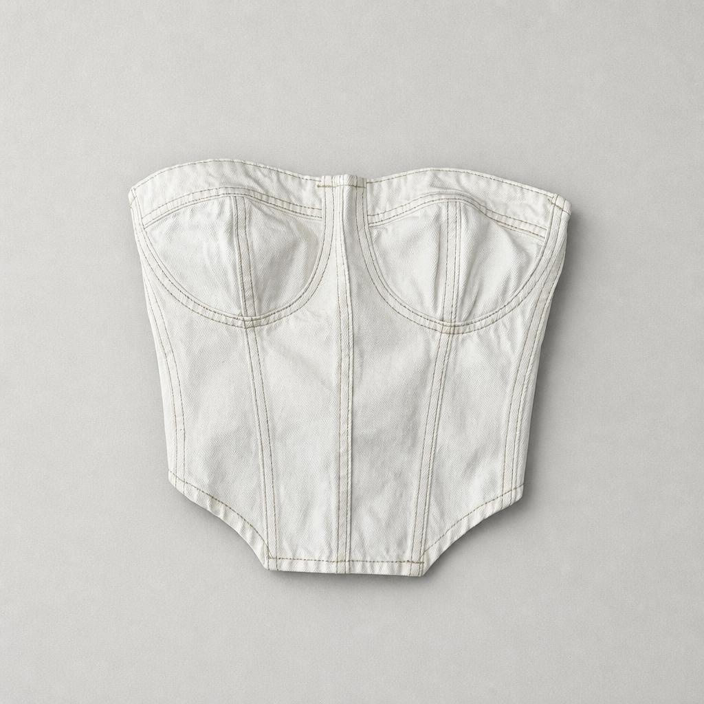 Blusa Borfot corpiño - crudo