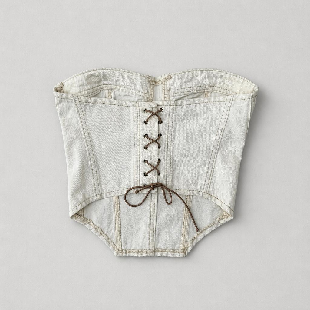 Blusa Borfot corpiño - crudo