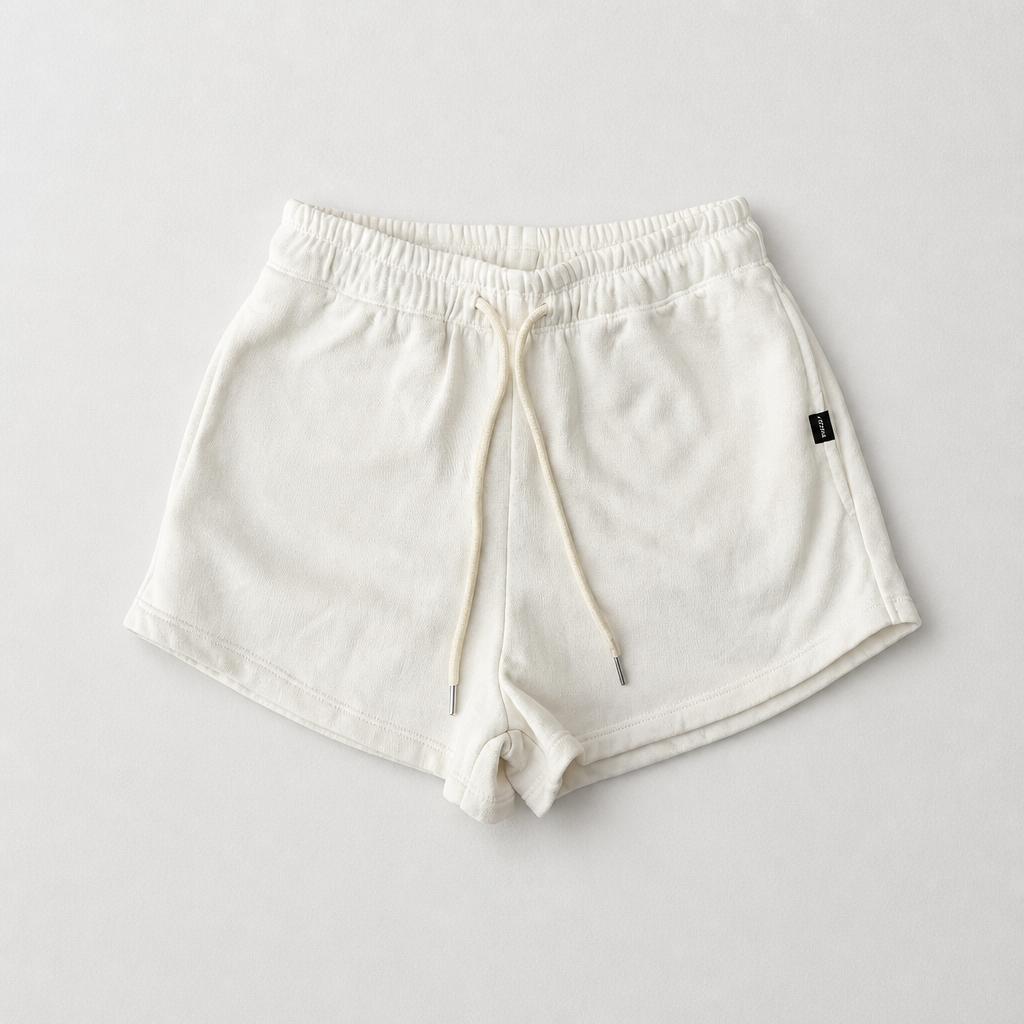 Short Twill corto resorte cintura