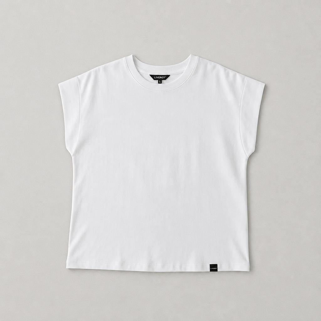 Blusa Dolce muscleteen basica larga oversize - blanco