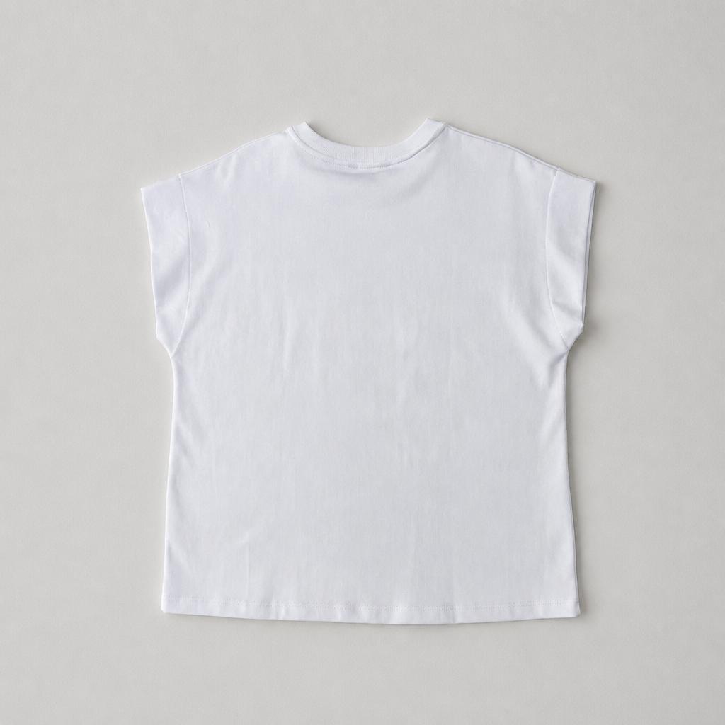 Blusa Dolce muscleteen basica larga oversize - blanco