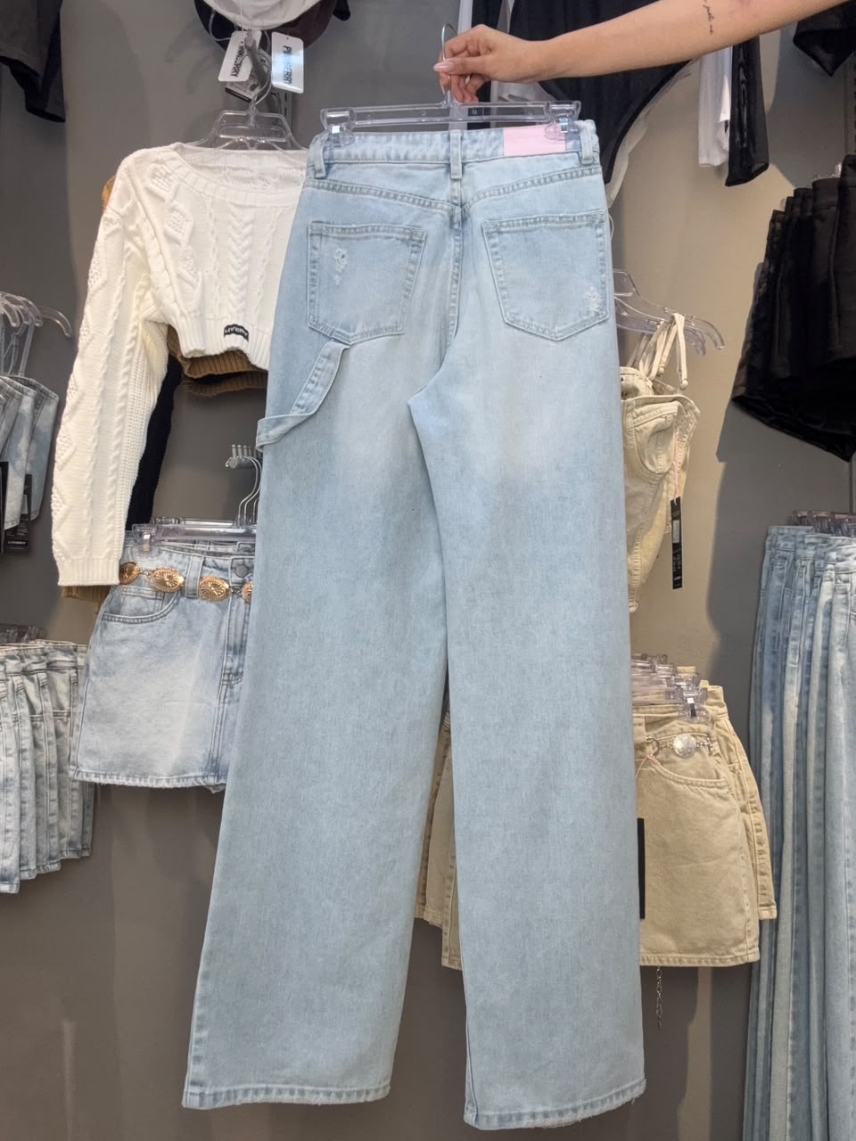 Jean Brooklyn fit recto roto - azul hielo