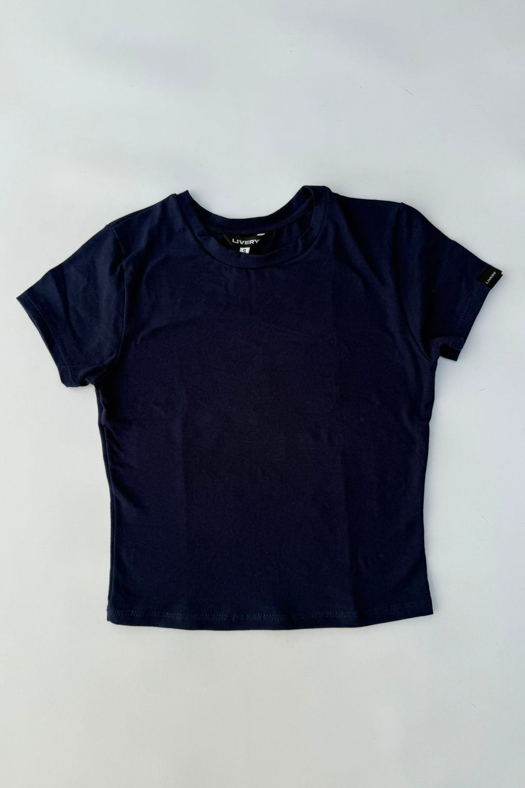 Blusa Mae básica mc ajustada - Azul