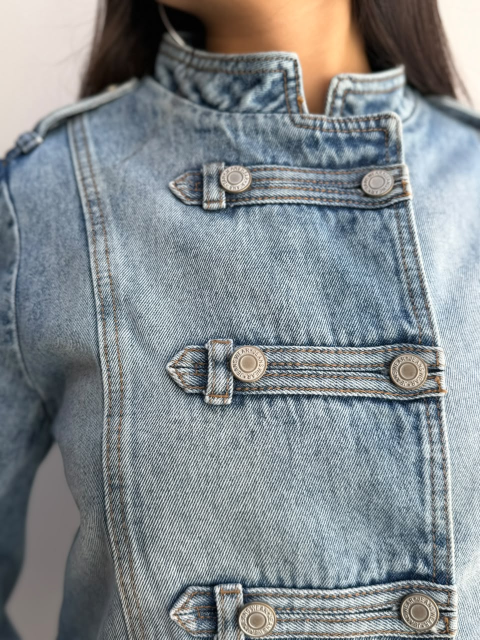 Chaqueta Napoleón denim