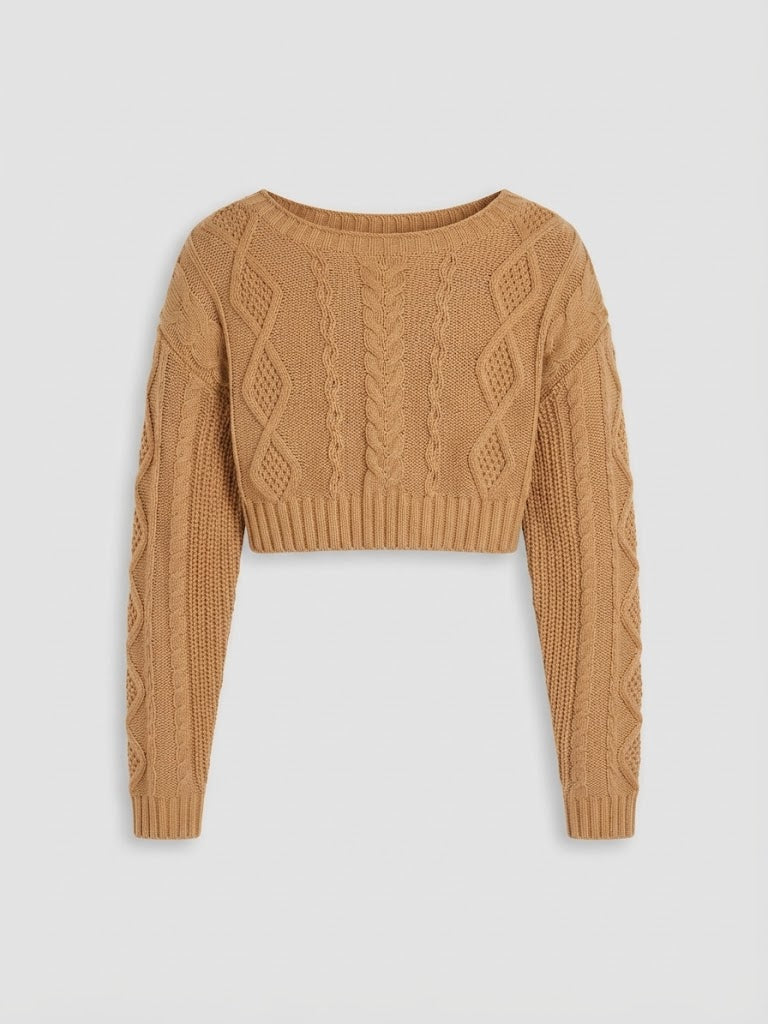 Blusa Beck tejido - Camel