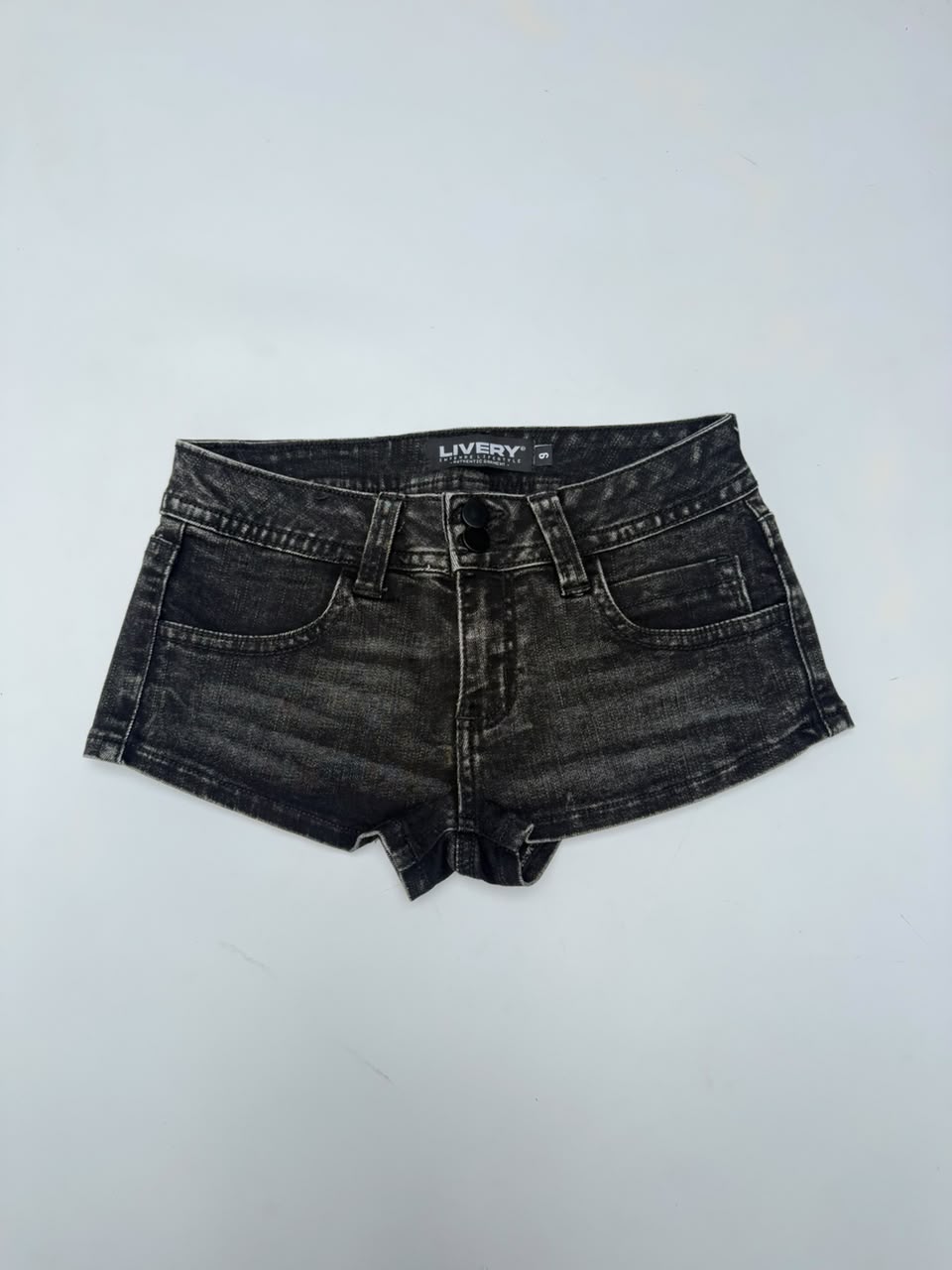 Short Mini mini Kiki - Negro humo