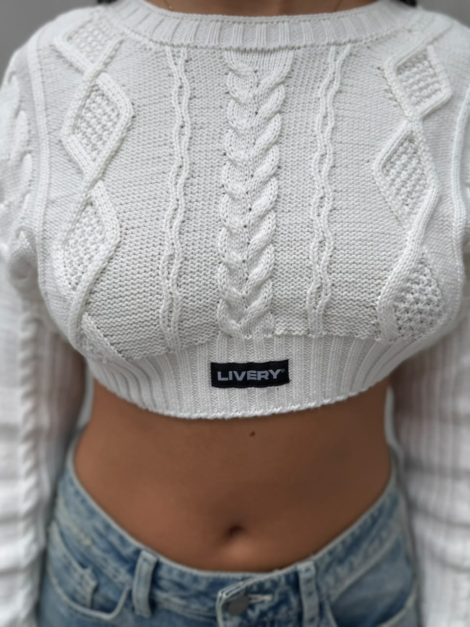 Blusa Beck tejido - Marfil